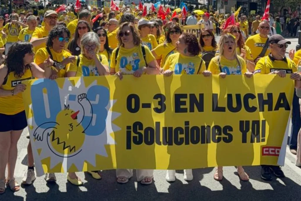 EN UN MOMENTO CON UNA ALTA VISUALIZACIÓN REIVINDICATIVA Y MOVILIZACIONES EN EL SECTOR DE EDUCACIÓN INFANTIL, incluidas la reciente jornada de huelga de ámbito estatal el 7 de mayo y una gran manifestación por la dignificación del sector el 23 de mayo, la Secretaría de Privada y Servicios Socioeducativos organizó unas jornadas a finales de abril.