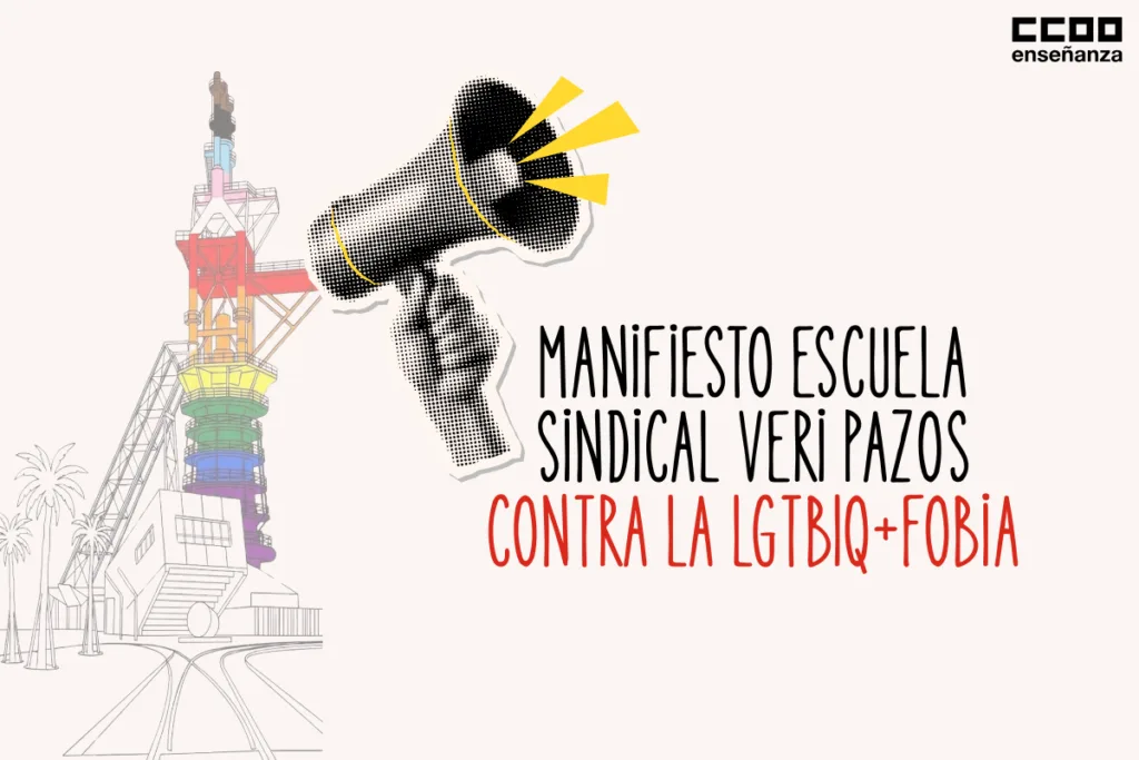 LOS DÍAS 15, 16 Y 17 DE MAYO SE CELEBRÓ LA ESCUELA SINDICAL LGTBIQ+ VERI PAZOS, en la que docentes, profesionales y activistas participaron en talleres y seminarios sobre derechos LGTBIQ+, familias diversas, acompañamiento trans y visibilización de las realidades de las personas intersexuales y asexuales.
